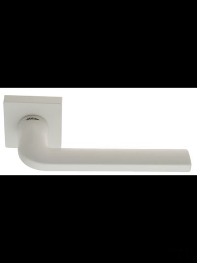 Дверная ручка на квадратном основании Fratelli Cattini "LINEA" 8-BI белый
