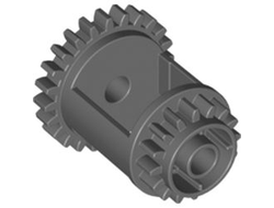 Technic, Gear Differential 24-16 Tooth, Dark Bluish Gray (6573 / 4211023 / 6573199)