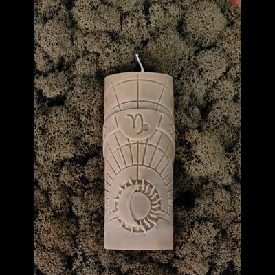 Свеча зодиакальная "Козерог" стихия земля
