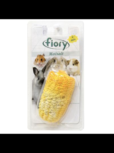 Fiory (Фиори) Maisalt био-камень для грызунов с солью в форме кукурузы, 90 г