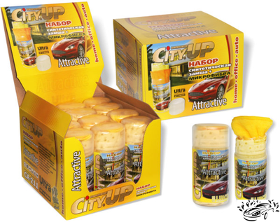 Синтетическая замша и микрофибра CityUp набор СА-211