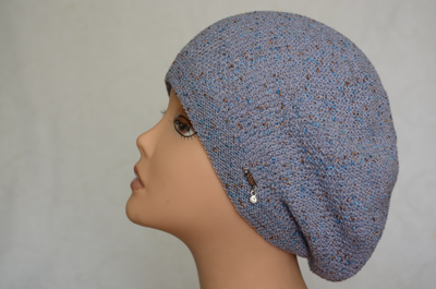 Женский берет осень - весна Vizio Италия 6607 голубой