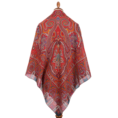 Павловопосадский платок Фергана 1856-5