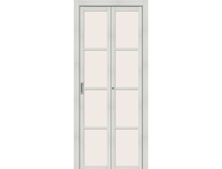 Дверь Складная - Твигги-11.3 (Bianco Veralinga - Дуб молочный)