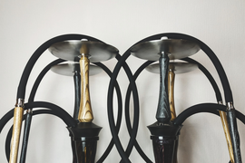 Четыре кальяна – комфортное обслуживание мероприятия до 20 гостей.