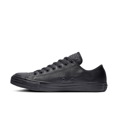 Converse all star black leather on sale