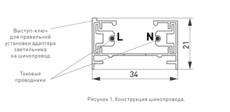 Трек (шинопровод) Arlight LGD-2TR-TRACK-2000