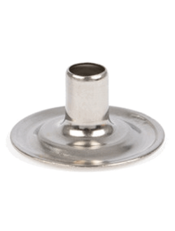 Деталь нижней части кнопки (папа) DOT Bainbridge G145SS 6.5мм из нержавеющей стали, 12 штук