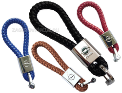 Брелок кожаный ремешок оптом с логотипом Опель