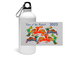 Спортивная бутылка год Кролика №3