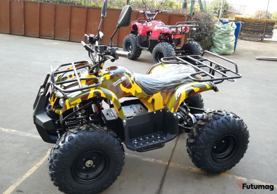 Квадроцикл GreenCamel Atakama T320 (48V 1000W R8 Дифференциал) армейский желтый