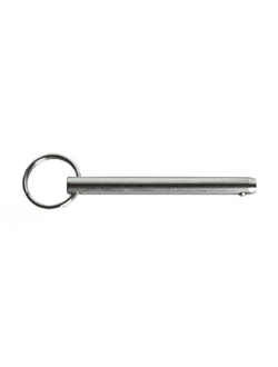 Палец стопорный быстросъёмный со шплинтом и кольцом Homer 000076 Ø6х50мм из нержавеющей стали, 2 штуки