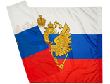 4650070876812		Флаг России с гербом    AR-10154A,  90*145 шелк.