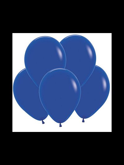 Воздушный шар с гелием "Синий пастель" 30 см