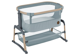 Приставная кровать Maxi-Cosi Iora Air Beyond Grey ECO/серый (c колесами)