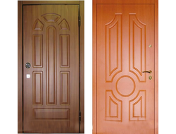 Металлическая дверь с отделкой МДФ. Модель ДК42