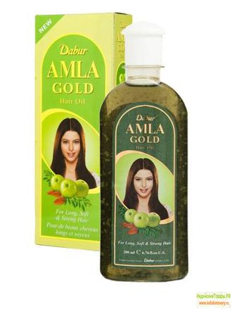 МАСЛО ДЛЯ ВОЛОС АМЛА ГОЛД ДАБУР (DABUR AMLA GOLD HAIR OIL) 200МЛ