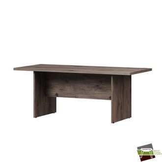 Стол переговоров 1900х850х750 B-101 Дуб Веллингтон Табак/Кубанит серый