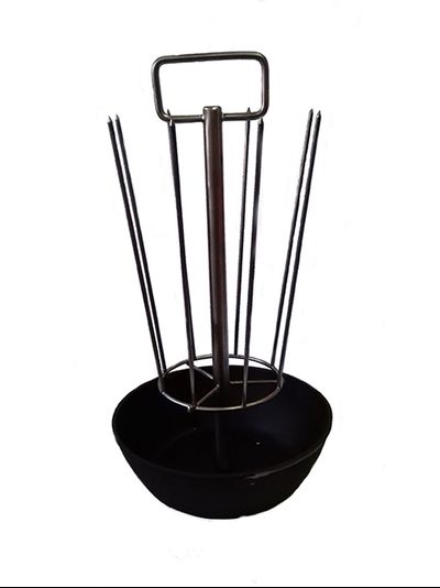 Тритон с чугунной сковородой 250 мм для тандыра