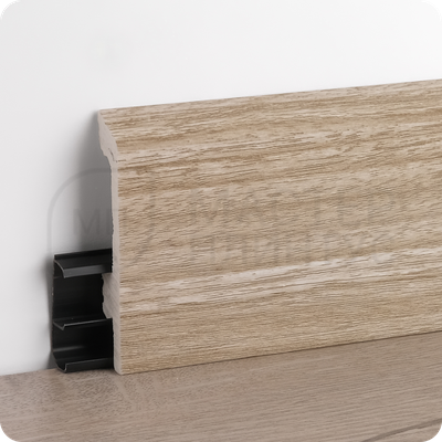 Плинтус из дюрополимера Winart Quadro Pro 80х16х2000 мм. Лоренцо 017