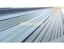 Пороги подножки "Luxe Black" 1800 мм для Lada NIVA 5d 1977-