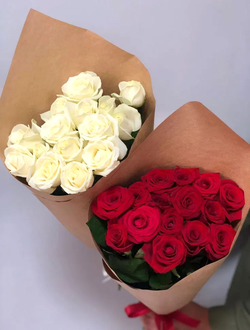 15 роз (цвет на выбор)