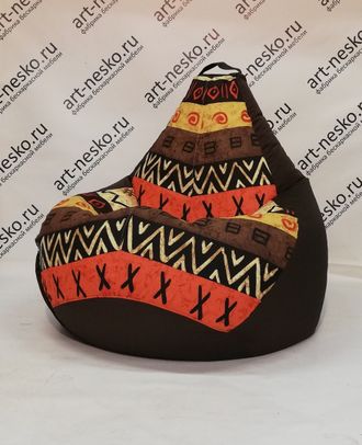 Кресло-мешок БИГ БОСС комби Африка Дюспо шоколад