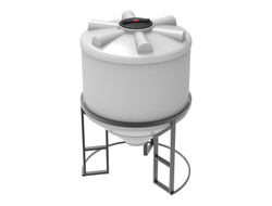 Емкость ФМ 1000 л белая в обрешетке