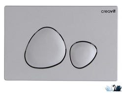 Панель смыва инсталляции для унитаза CREAVIT SPA GP7002.00, серая матовая