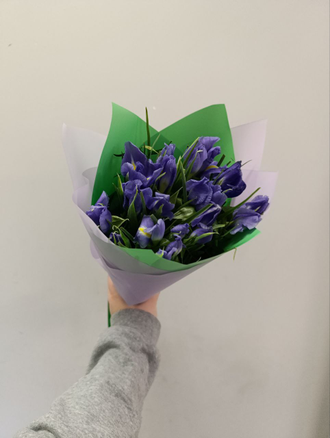 Букет из 11 ирисов