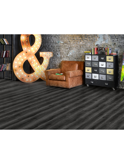 Каменно-полимерная плитка Alpine Floor Steel Wood ECO 12-5 Дарк