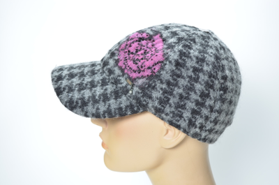 Бейсболка Vizio 1371 V темно - серая стразы