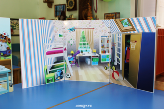Настольная ширма в детский сад (игровая комната, кухня)