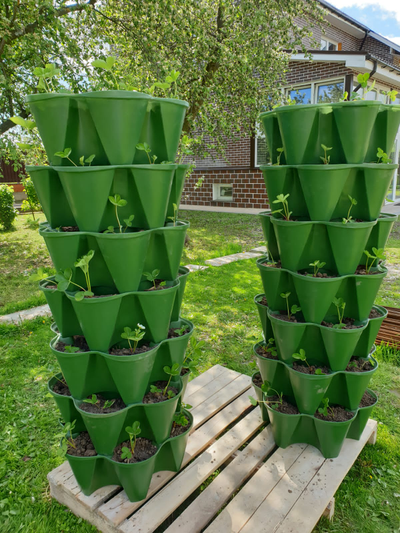 Вертикальная грядка "Лея" (зеленый)