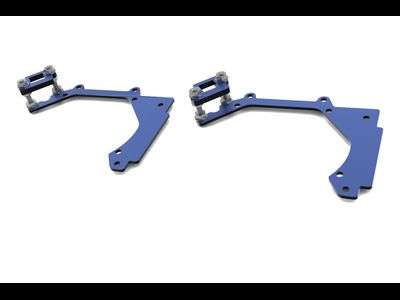 Переходные рамки для Kia Mohave (2008-2017) под модуль Hella 3R/Hella 3 (Комплект, 2шт)