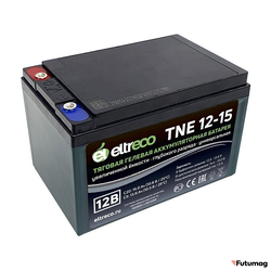 Тяговый аккумулятор Eltreco TNE12-15 (12V12A/H C3) болт