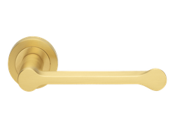 Дверные ручки Morelli Luxury RAIN OSA Цвет - Матовое золото