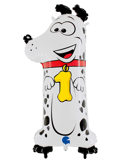 Фольгированная цифра - "Забавные животные"