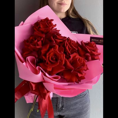 БУКЕТ ИЗ 7 КРАСНЫХ РОЗ