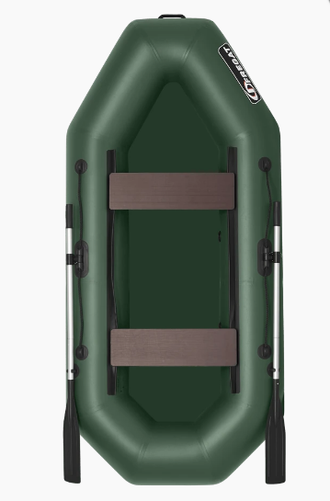 Лодка ПВХ Фрегат М-2 Оптима Лайт (260 см) Зеленый