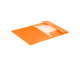 Папка на резинках BRAUBERG "Office", оранжевая, до 300 листов, 500 мкм, 228084
