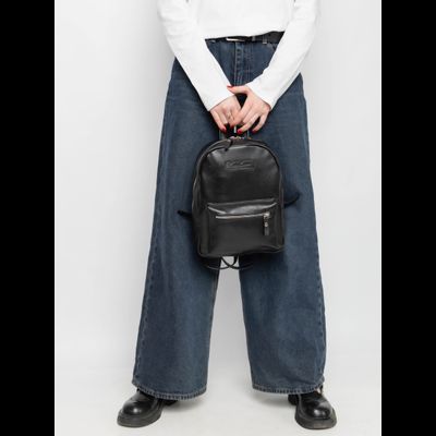 Женский кожаный рюкзак Anzolla black (арт. 3040-01)