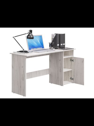 Фронда-7 стол письменный с тумбой Крафт светлый