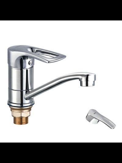 Смеситель для раковины однорычажный короткий гусак ZERIX PED-B 279