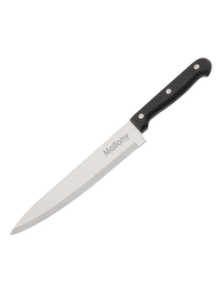 Нож поварской Mallony из нерж, ручка бакелит MAL-01B-1 985310