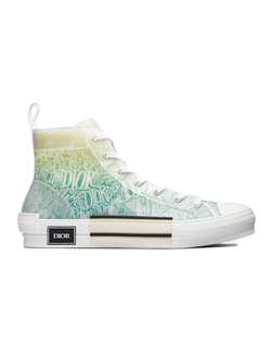 Кеды Converse Dior (Конверс Диор) бирюзовые высокие Dior B23 купить недорого