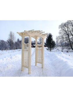 Арки деревянные садовые из хвойных пород дерева сосна, ель, лиственница.