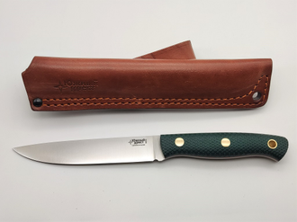 Нож Slender M сталь N690 микарта изумруд