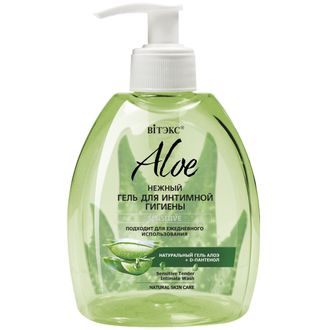 НЕЖНЫЙ ГЕЛЬ для интимной гигиены «ALOE», 300 мл