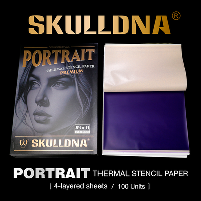 Трансферная бумага для термо перевода AVA SKULLDNA Portrait Thermal Stencil Paper